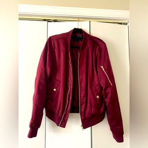 Red Bomber Jacket